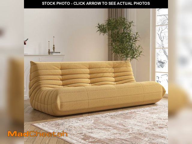 Lot 74-13578373 - Big Bean Bag Chairs for Adults, 3 Seater Large Bean Bag Chair Sofa, Fireside Chair Lazy Sofa Chair w...