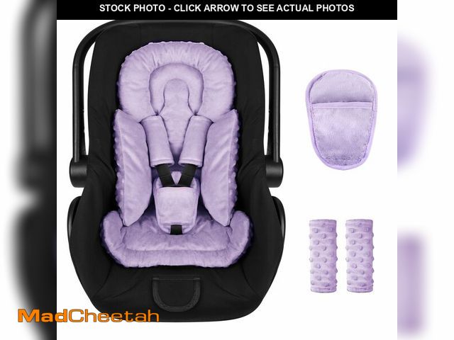 Lot 74-14381958 - Jundetye Infant Car Seat Insert Boy Girl, 3 in 1 Newborn Carseat Insert with Strap Pads, Car Seat He...