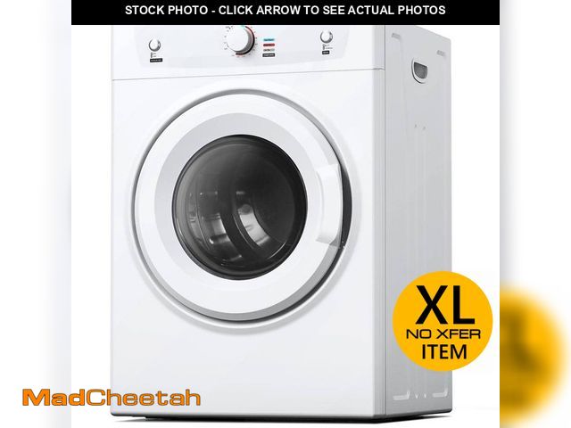 Lot 74-13663197 - SIMZLIFE 3.5 cu. ft. vented Front Load Stackable Electric Compact Dryer in White with Multiple Dryin...