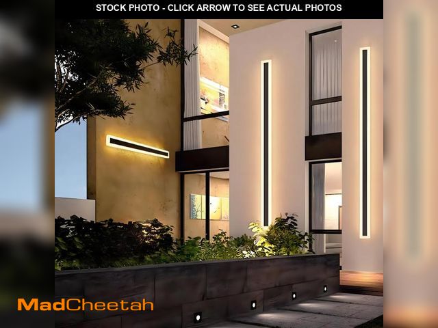 Lot 74-12512599 - *SEE DETAILS* 2Pack 71inch Long Outdoor Modern LED Wall Light,55W Waterproof IP65 Warm White 110V le...