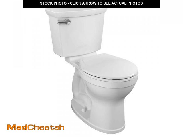Lot 74-12187002 - American Standard Champion Two-Piece 1.28 GPF Single Flush Round Chair Height Toilet with Slow-Close...