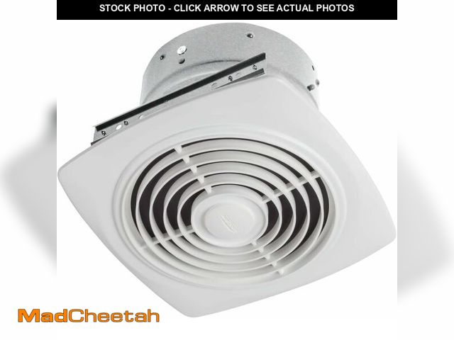 Lot 74-13844413 - Broan-NuTone 505 Exhaust Fan, White Vertical Discharge Ceiling Ventilation Fan, 8.5 Sones, 200 CFM, ...