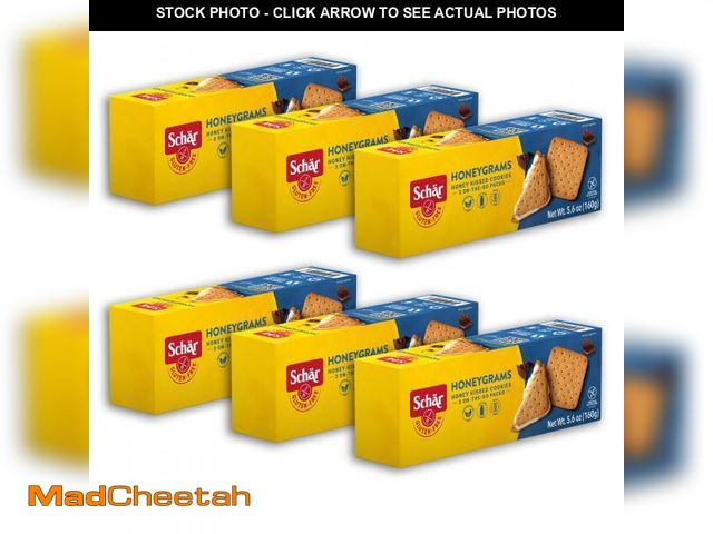 Lot 74-12374944 - Schar Honeygram Crackers 6-Pack(Best by 2/4/26) - UNUSED