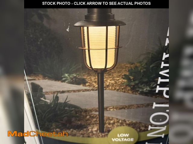 Lot 74-14614813 - Hampton Bay Low Voltage Edinburgh Pathway Light With A Bronze Finish - New Garden &amp; Outdoor - UN...