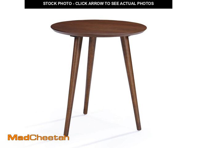 Lot 74-12534395 - Noble House Evie Natural Walnut End Table - UNUSED