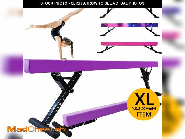 Lot 74-13073414 - Seliyoo Adjustable Balance Beam Gymnastics Beam high and Low Floor Beam for Kids Home Training,Compe...