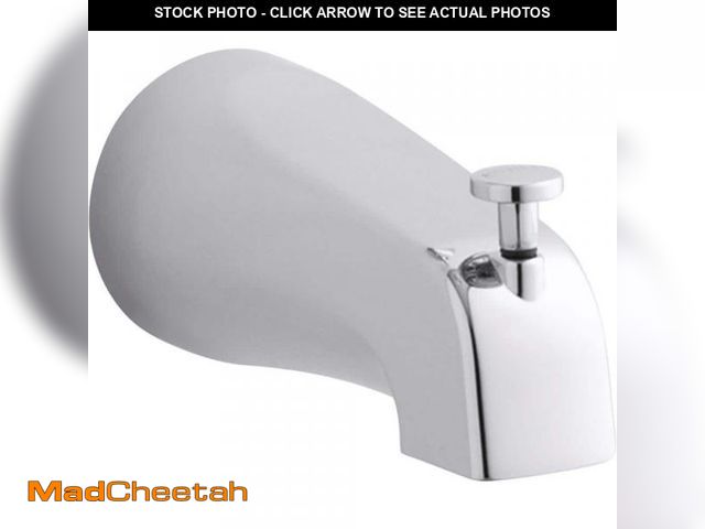 Lot 74-12411275 - KOHLER Diverter Bath Spout Universal Connection in Polished Chrome - UNUSED