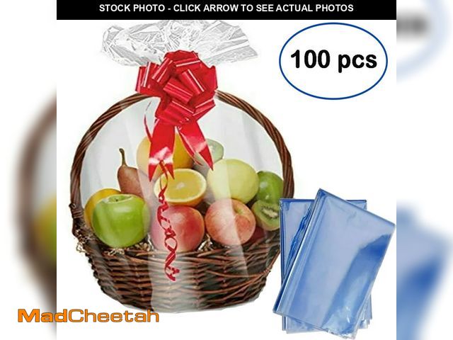 Lot 74-14325231 - IAJXWI Shrink Wrap Bags, 24" x 32" Clear Heat Shrink Wrap for Packagaing, Gift Basket, DIY Projects ...
