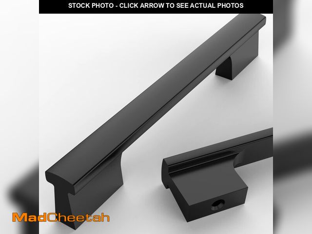 Lot 74-13958028 - Asidrama 10 Pack 5 Inch(128mm) Matte Black Cabinet Pulls Kitchen Cabinet Handles Black Cabinet Pulls...