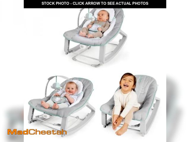 Lot 74-12137778 - Ingenuity Keep Cozy 3-in-1 Grow with Me Vibrating Baby Bouncer, Seat &amp; Infant to Toddler Rocker,...