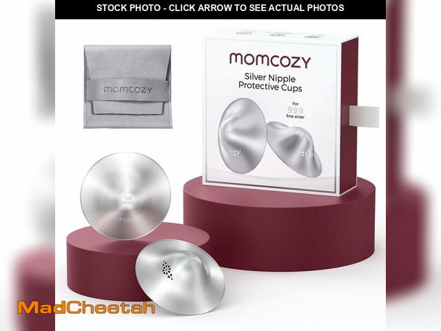 Lot 74-14270194 - Momcozy 999 Silver Nursing Cups Original Perforated Breathable Design, 999 Silver Nipple Cover for B...