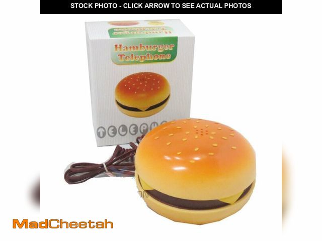 Lot 74-13569841 - Hamburger Cheeseburger Burger Phone Telephone IN JUNO(Telephone) - USED