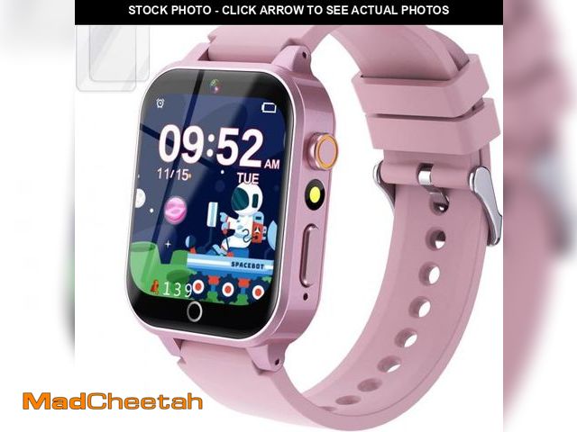 Lot 74-12116794 - Kids Smart Watch Gift for Girls Age 5-12, 26 Games HD Touch Screen Watches with Video Camera Music P...