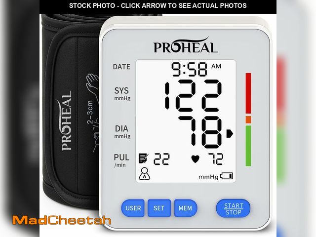 Lot 74-12451391 - Blood Pressure Monitor for Home Use with Large Upper Arm Cuff - Automatic Talking Pulse and BP Machi...