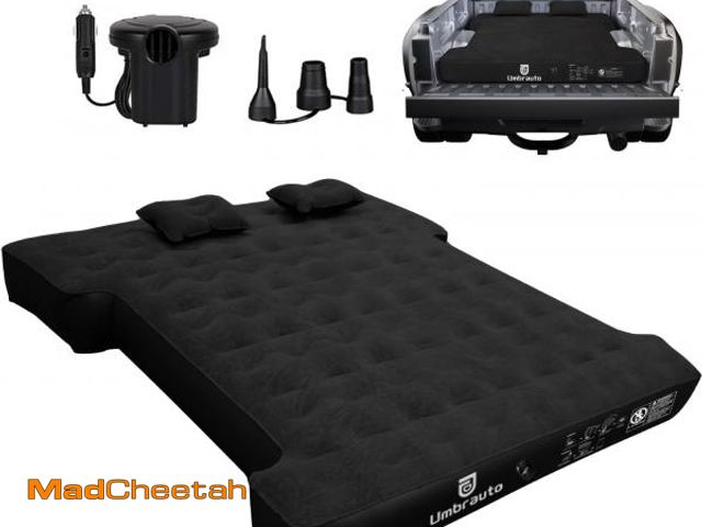 Lot 74-12314494 - Umbrauto Air Mattress for 5.5-5.8 ft Full-Size Short Truck Beds, Inflatable Truck Tent Airbed with P...