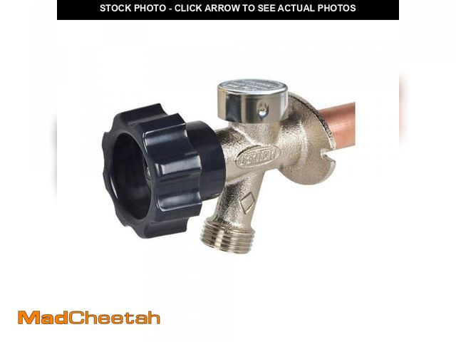 Lot 74-12034915 - Prier Products 1/2 in. x 12 in. Brass MPT x SWT Half-Turn Frost Free Anti-Siphon Outdoor Sillcock Va...
