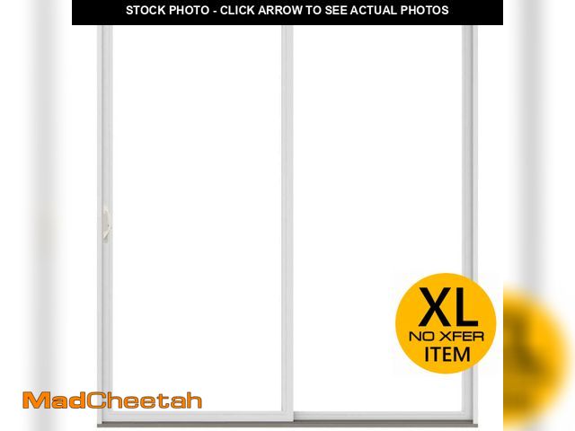 Lot 74-12673592 - 71-1/4 in. x 79-1/2 in. Gliding Patio Door and 72 in. x 80 in. Retractable Screen Door Combo - UNUSE...