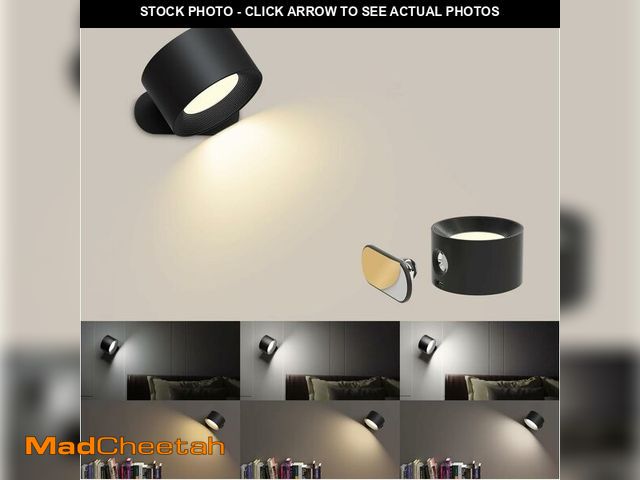 Lot 74-12697973 - AKSDA Led Wall Sconces, Wall Lamps with Battery Operated, Wall Mounted Cordless Lights with 3 Color ...