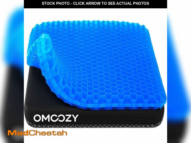 Lot 74-14430053 - OMCOZY Gel Seat Cushion, Cooling Cushion (Super Large &amp; Thick), Breathable Honeycomb Design Abso...