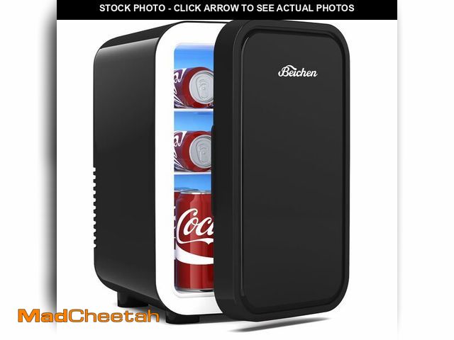 Lot 74-14378473 - BEICHEN Mini Fridge, 6 Liter / 8 Can Small Refrigerator for Bedroom, Car, Office &amp; Dorm, 110V AC...