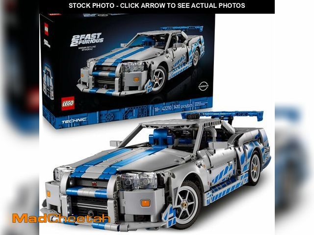 Lot 74-13044403 - LEGO Technic 2 Fast 2 Furious Nissan Skyline GT-R (R34) Car - DIY Kit and Building Set for Adults - ...
