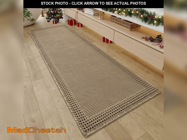 Lot 74-13043036 - RESARE Waffle Bathroom Runner Rugs, Super Absorbent Bath Mat Non Slip Washable Quick Dry, Upgraded U...