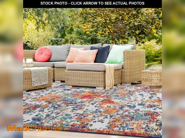 Lot 74-12366354 - Superior Indoor Outdoor Area Rug, Perfect for Patio, Bedroom, Kitchen, Living Room, Entryway, Playro...