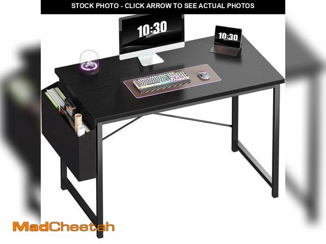 Lot 74-14305789 - OLIXIS Computer Desk 44 Inch Home Office Desks for Small Spaces, Gaming Writing Study Work Table wit...