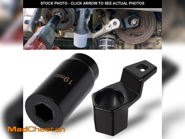 Lot 74-12306692 - For Honda Crank Pulley Tool 19mm Harmonic Balancer Socket &amp; 50mm Crankshaft Crank Pulley Wrench ...