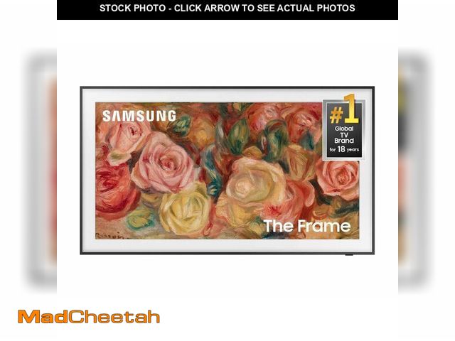 Lot 74-12569403 - SAMSUNG 55-Inch Class QLED 4K LS03D The Frame Series Quantum HDR Smart TV w/Dolby Atmos, Art Mode, A...