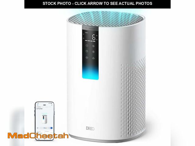 Lot 74-13061224 - Dreo HEPA Air Purifier for Large Room up to 1600 sq.ft/2h, Smart Purificador for Allergies and Asthm...