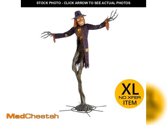 Lot 74-12810864 - 15 ft. Gruesome Grounds Giant-Sized Animated LED Worricrow H10 - UNUSED