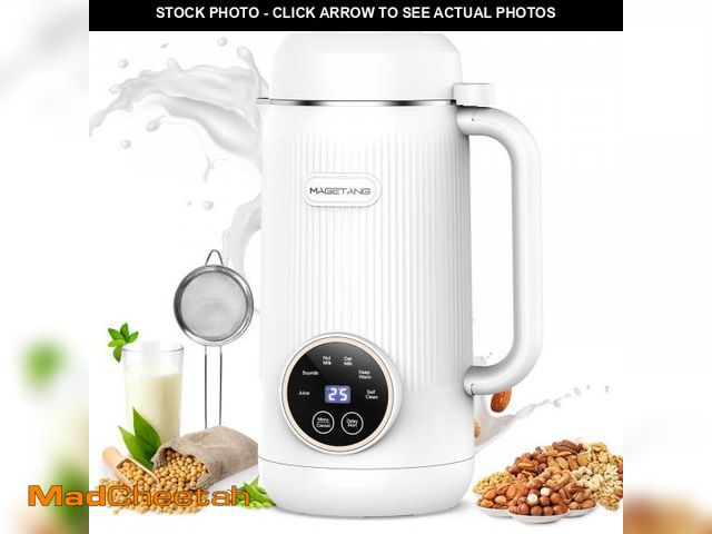 Lot 74-12117743 - MAGETANG 7 in 1 Nut Milk Maker Machine 28oz Automatic Almond Milk Maker for Homemade Coconut, Oat, S...