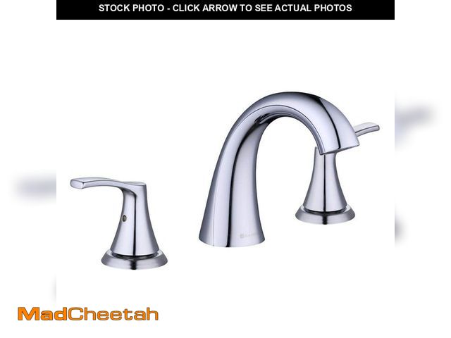 Lot 74-13798843 - Glacier Bay Arnette 8 in. Widespread Double-Handle High-Arc Bathroom Faucet in Polished Chrome - UNU...