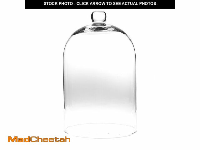 Lot 74-14144179 - Abbott Collection Small Classic Shaped Cloche, Clear Glass (10" H) - UNUSED