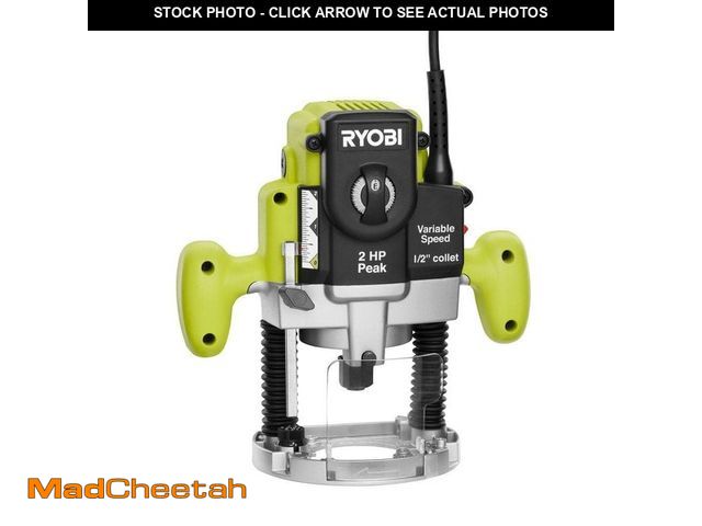 Lot 74-13493885 - RYOBI 10 Amp 2 HP Plunge Base Corded Router - USED