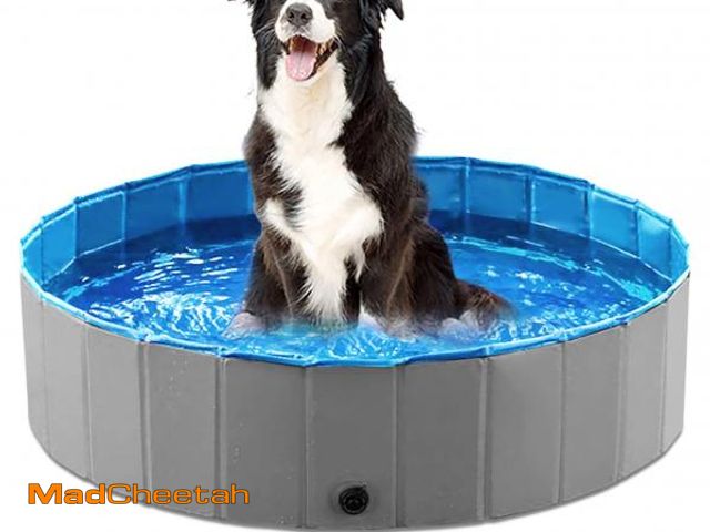 Lot 74-12116352 - Jasonwell Foldable Dog Pet Bath Pool Collapsible Dog Pet Pool Bathing Tub Kiddie Pool Doggie Wading ...