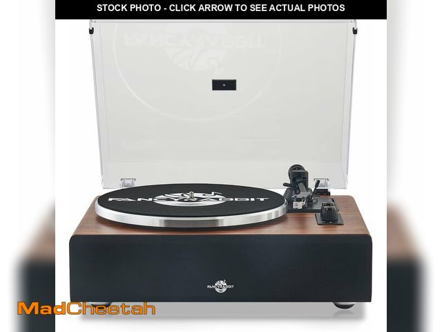 Lot 74-13710393 - Record Player with Speaker, Vinyl Record Turntable with Magnetic Cartridge for Home Decoration and E...