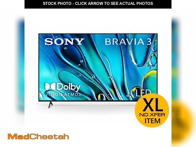 Lot 74-12614811 - Sony 75-Inch Class 4K Ultra HD BRAVIA 3 LED Smart TV with Google TV, Dolby Vision HDR, and Exclusive...