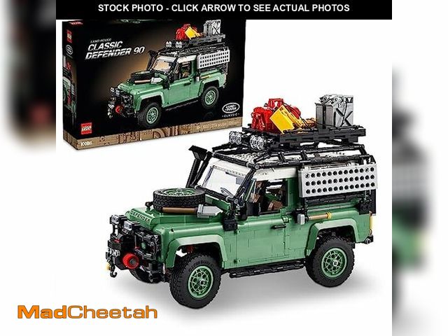 Lot 74-12634611 - LEGO Icons Land Rover Classic Defender 90 10317 Model Car Building Set for Adults and Classic Car Lo...