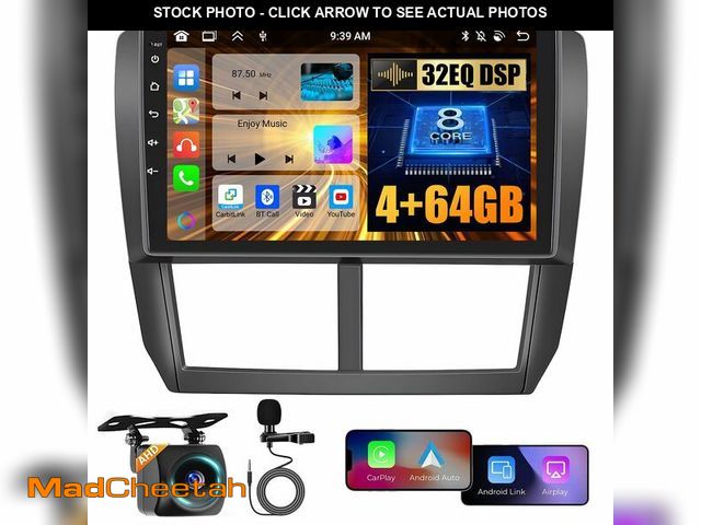 Lot 74-12602887 - for Subaru Forester Impreza WRX 2008-2012 Android Car Stereo with Wireless Carplay, 8 Core 4+64GB 9 ...