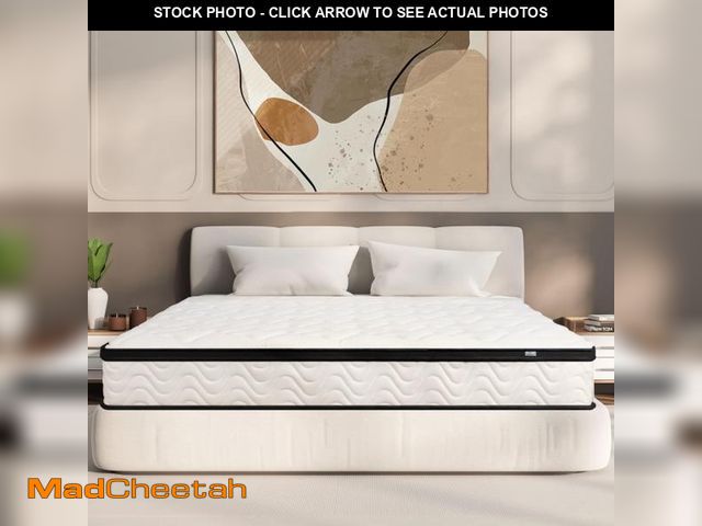 Lot 74-12109719 - MOLBIUS Queen Mattress 10 Inch | Queen Size Hybrid Mattresses in a Box | Medium Firm Feel Memory Foa...