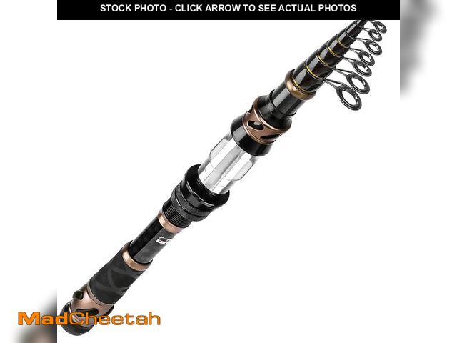 Lot 74-12880675 - PLUSINNO Fishing Rod and Reel Combos, Toray 24-Ton Carbon Matrix Telescopic Fishing Rod, 12 +1 Shiel...