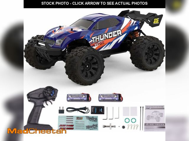 Lot 74-12710327 - captainrc 1/14 RTR Brushless Fast RC Cars for Adults,Max 60+/MPH Hobby Electric Off-Road Monster Tru...