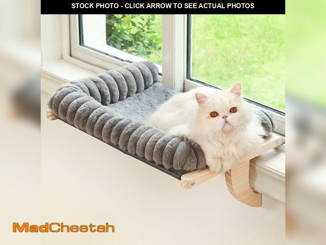Lot 74-14065960 - Valigogo Cloud-Soft Cat Window Sill Perch with Zipper Designed Cushioned Bed, Supportive Cat Window ...