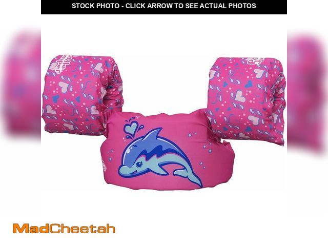 Lot 74-14305826 - Puddle Jumper Fabric Kids Life Vest with Armbands | US Coast Guard Approved | Youth Swim Trainer | W...