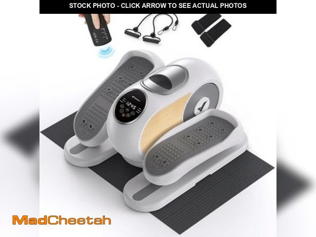 Lot 74-12166681 - MERACH Under Desk Elliptical Machine  Electric Ellipse Leg Exerciser for Seniors  12 Adjustable Spee...