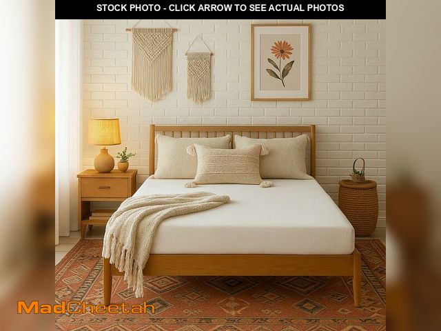 Lot 74-13788943 - Atlas Mattress Memory Foam Mattress, Gel-Infused with High-Density Base, Medium Firm, CertiPUR-US, W...