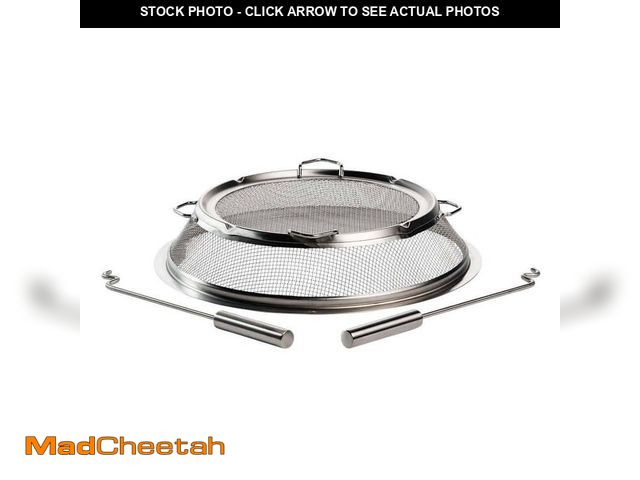 Lot 74-12821104 - Solo Stove 29.5 in. Stainless Steel Spark Shield for use with Canyon Fire Pit - UNUSED