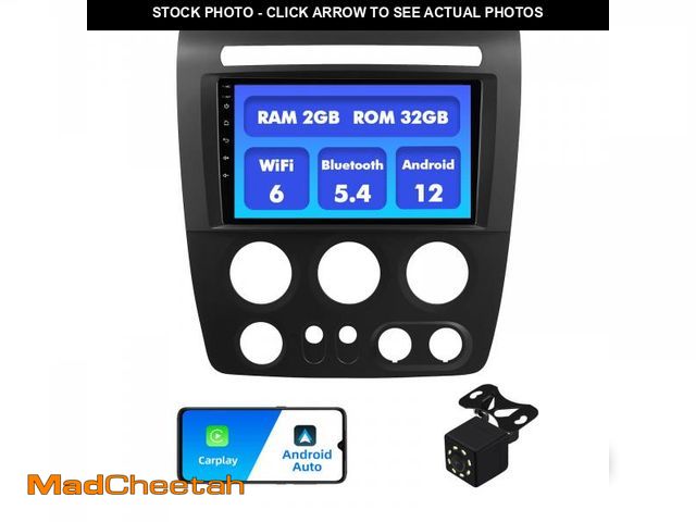 Lot 74-12110223 - 2+32G Android 12 Double Din Car Stereo for Hummer H3 2005-2010 with 9 Inch Touchscreen Radio Built-i...